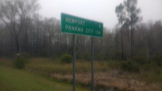 The pic I stopped to take when I met Michigan car lady. Panama City is tomorrow's stop.
