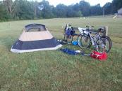 This is where we camped out the first night.