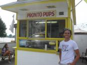 Me outside of Pronto Pups.