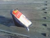 I saved this sandwich for dinner. The package looks like it will explode. Must be because the temperature got so high.