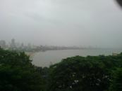 Cityscape and beach as seen from Bollywood.