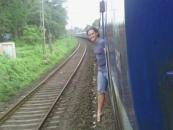 Safety is primarily a user configurable option in India. This train is moving about 100km/h.