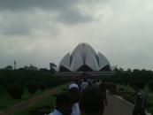 Lotus Temple. Build to promote unity between all religions.