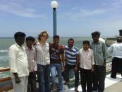 White guys are famous in India too, but ubfortunately it is usually with other guys,