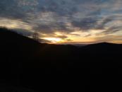 Sunset on the Shenendoah Parkway