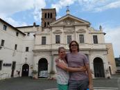 The first night I arrived in Rome. This is the start of our food tour.