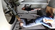 Observatory at Eton College outside of London. David was our host for several days.