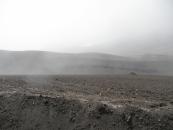 The view from part way up the volcano.